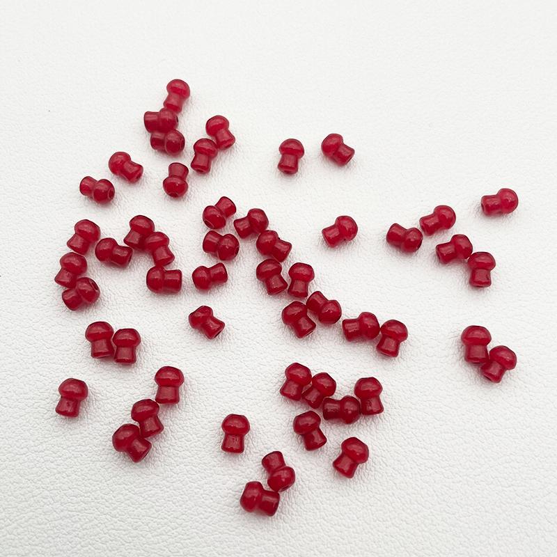 【S226】4*6mm Mini Mushroom - High Quality Glass Beads