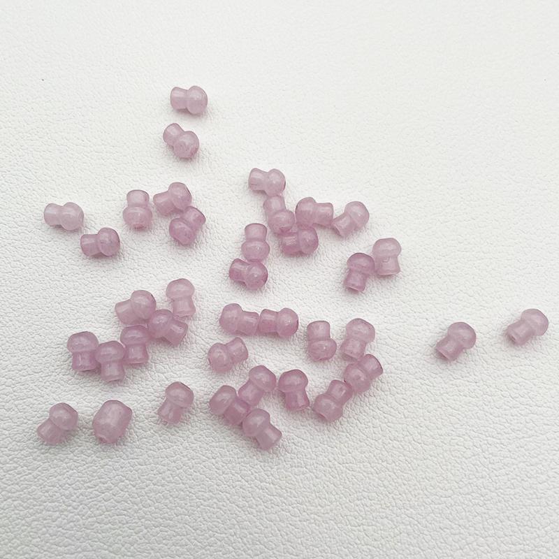 【S226】4*6mm Mini Mushroom - High Quality Glass Beads