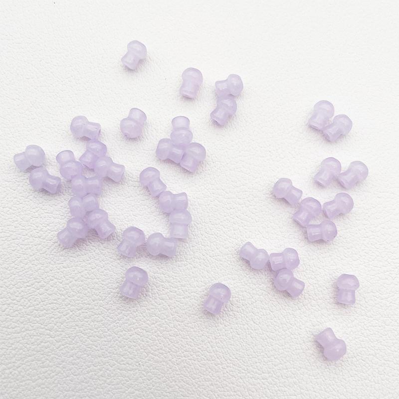 【S226】4*6mm Mini Mushroom - High Quality Glass Beads