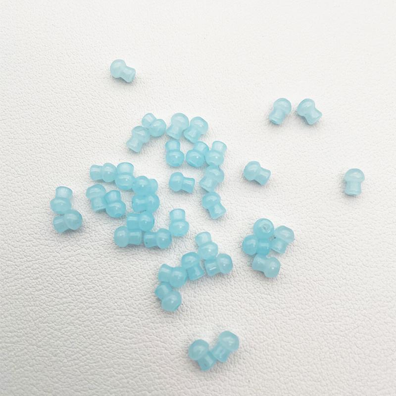 【S226】4*6mm Mini Mushroom - High Quality Glass Beads